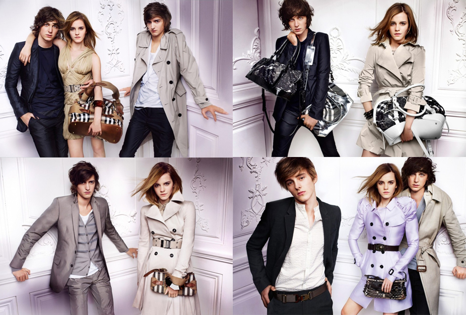 emma watson burberry brother. of Burberry and brings her